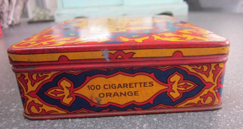 Altro in Decorazioni & Accessori: Blechdose TURMAC Orange, 100 Cigarettes – Usato da Bischofszell venduto da Pfau0 2