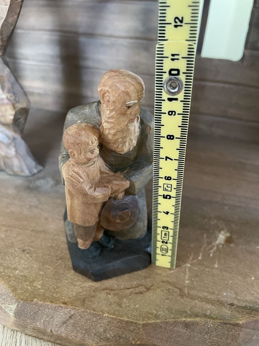 Statuette: Hirte mit Knabe E. Thomann Brienz – Usato da Flawil venduto da Naphtali 2