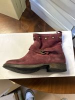 Adele Seval Wildleder Damenstiefeletten Bordeaux Gr.37