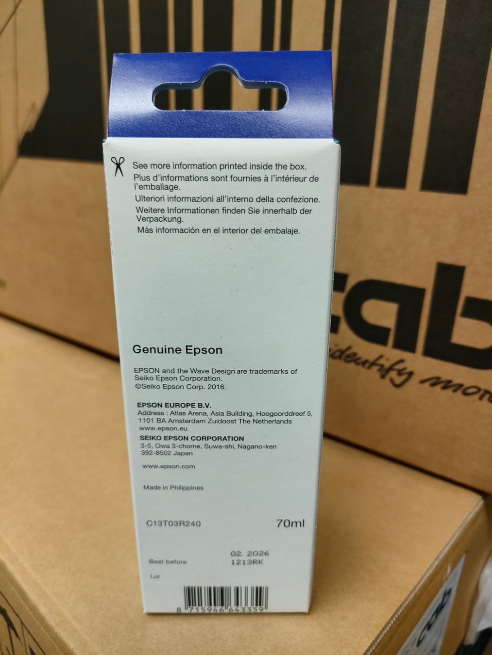 Epson Cartucce per stampanti & toner: Epson Tinte 102 Cyan – Nuovo e nell'imballaggio originale da Schongau venduto da inf_d8qn 1