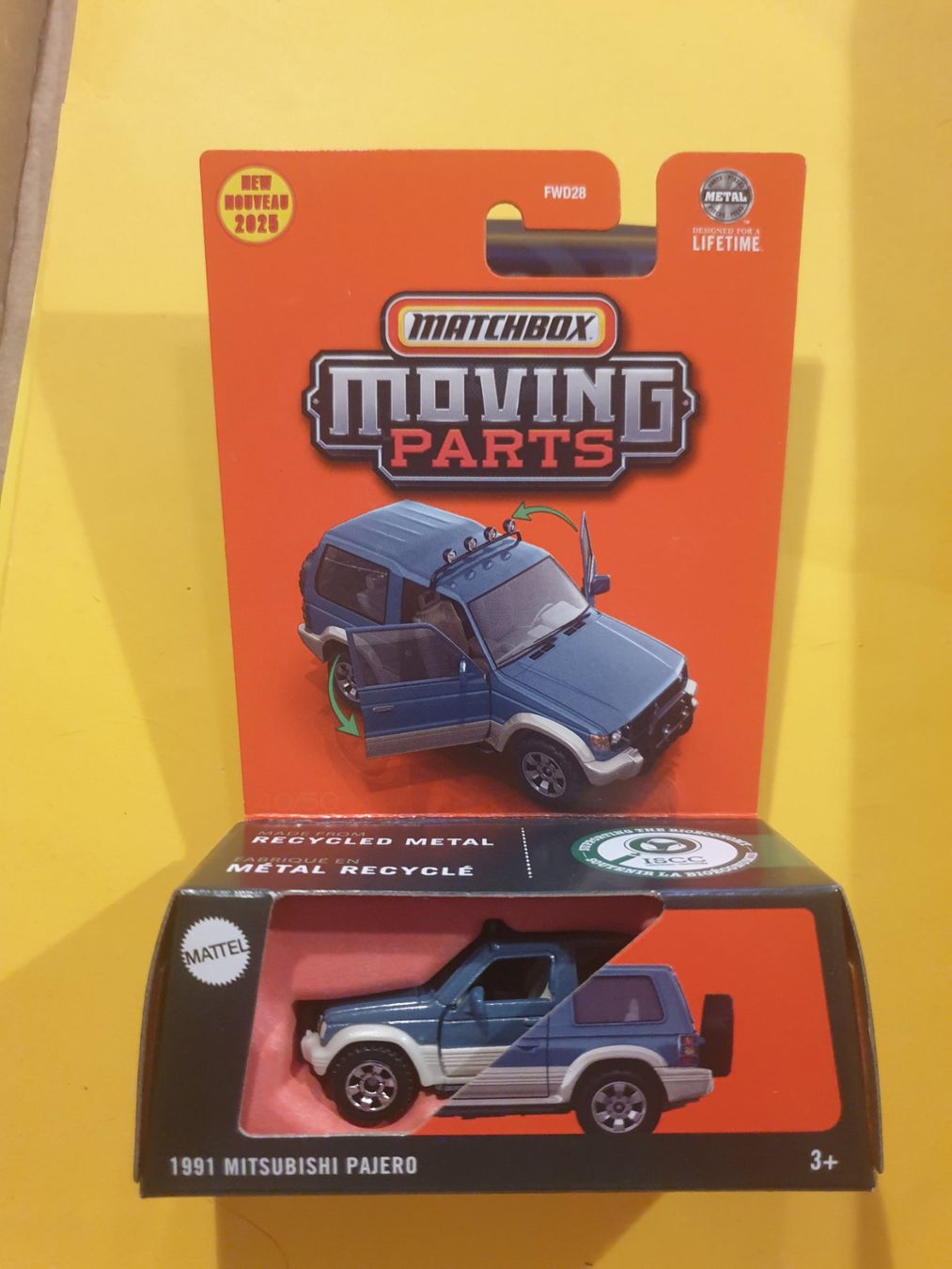 Matchbox Modellini d'auto: Matchbox 1991 MITSUBISHI PAJERO – Nuovo e nell'imballaggio originale da Oftringen venduto da Rotor 5