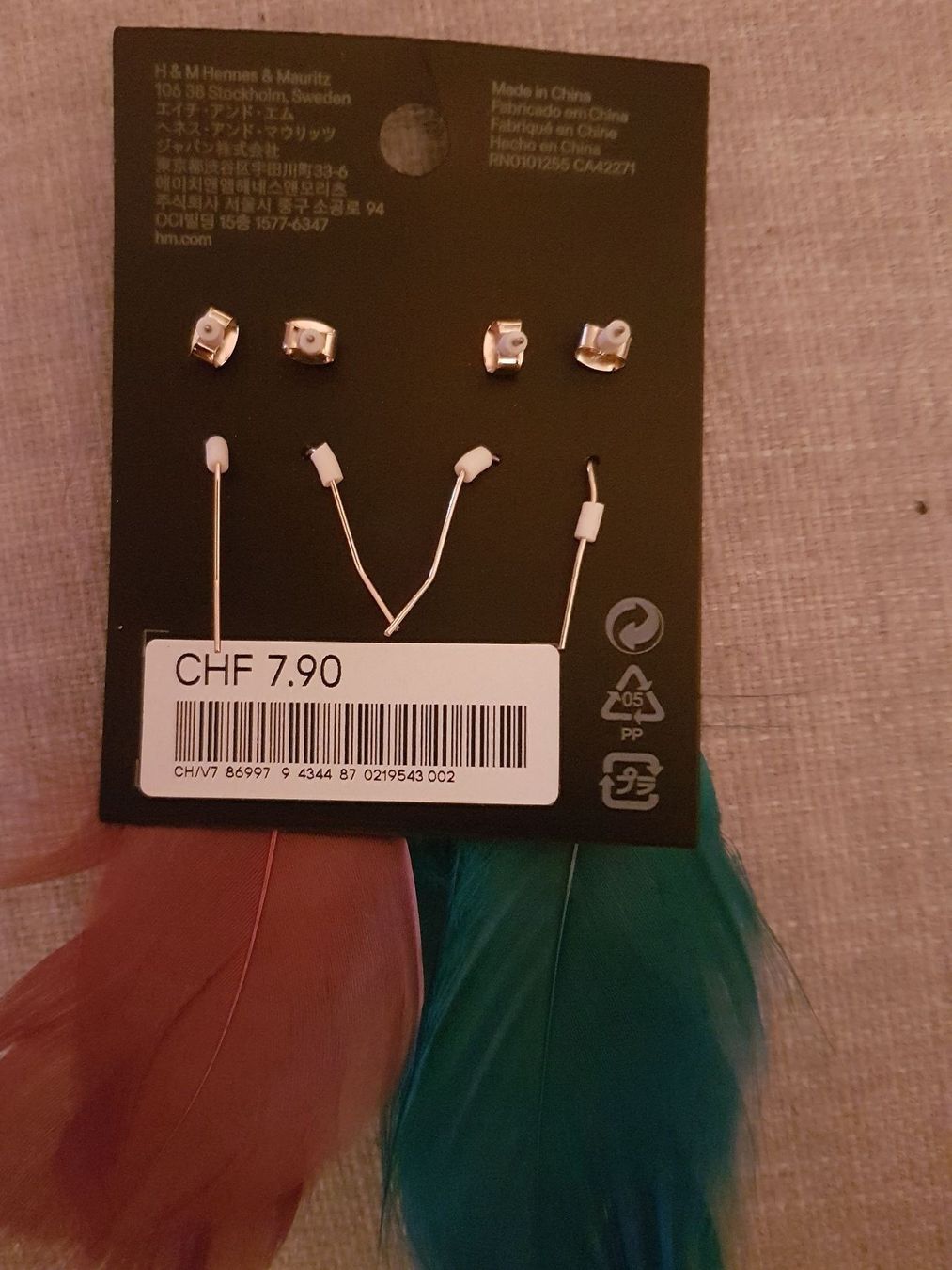 Ohrringe & -stecker: 2x Ohrringe mit Federn inkl. Stecker – Neu (gemäss Beschreibung) aus Oberengstringen von Sheera7 4