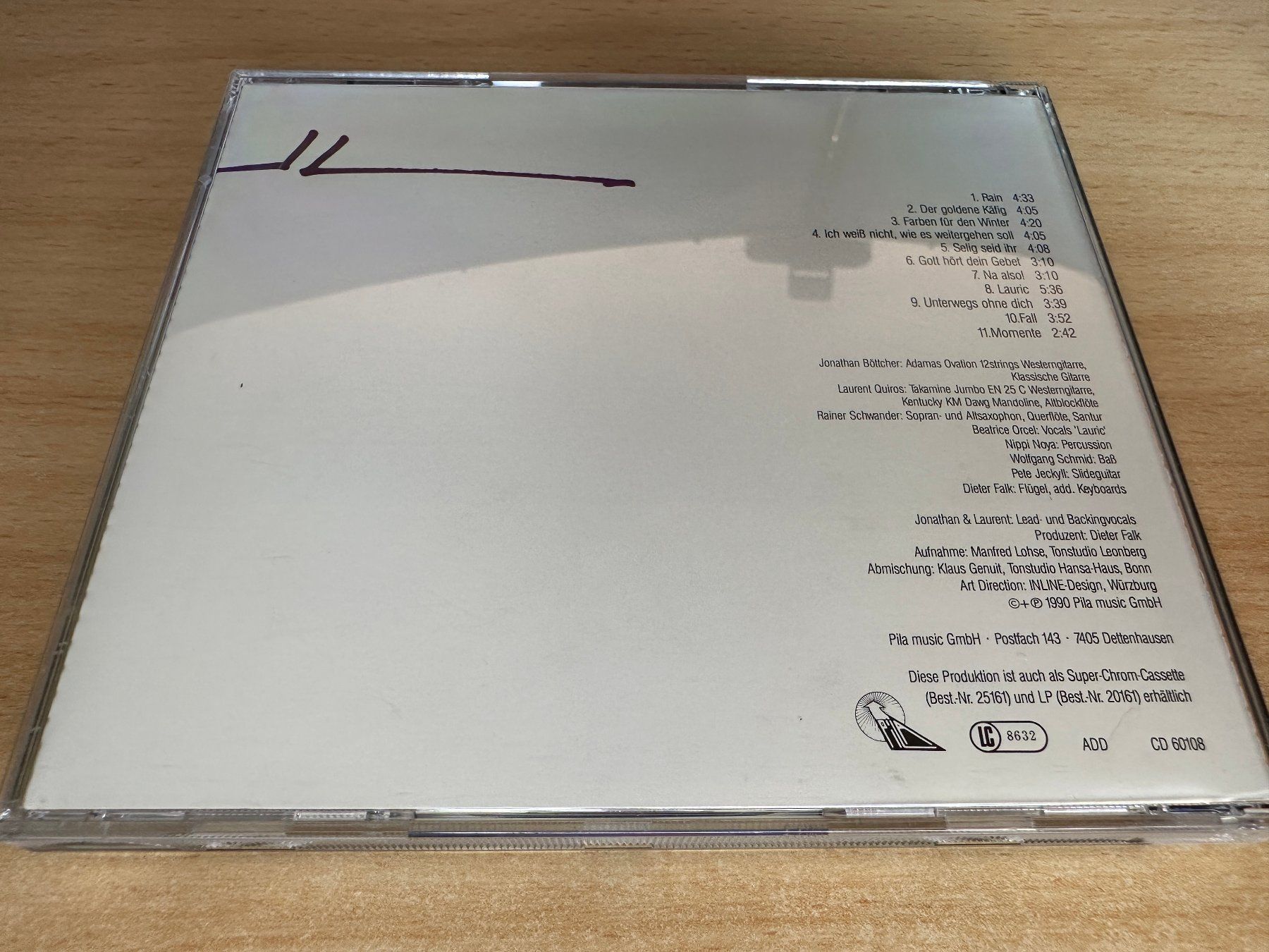 CD: Jonathan & Laurent – Moment Mal – Usato da Rikon im Tösstal venduto da Alpenmutz 1