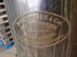 Antike Spritze / historische Druckspritze  Dekorationsstück