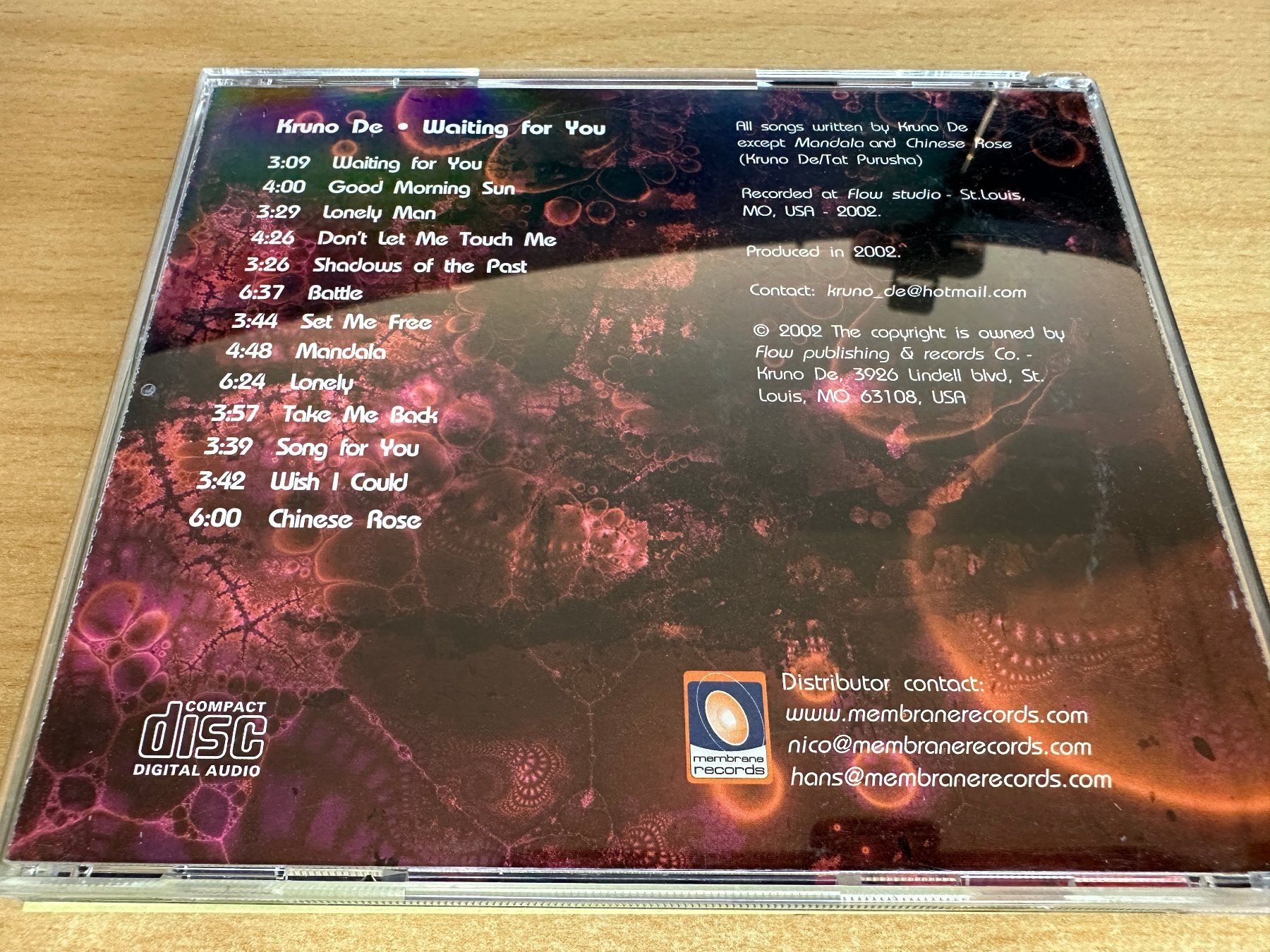 CD: I9 Kruno De & Band - Waiting For You – Usato da Rikon im Tösstal venduto da Alpenmutz 1