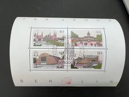 Berlin West 1987 Block Nr. 8 FDC  gest.   (5620)