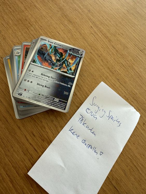 Pokémon Cartes à collectionner: Pokémon Surging Sparks Sammlung 78 Karten ENG – Neuf (Voir description) à Oberengstringen par sigurros 3