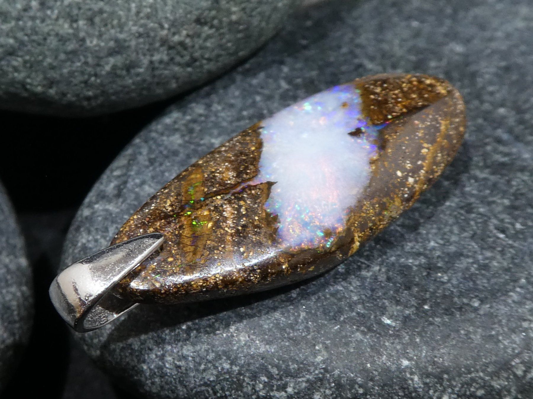 Ciondoli: Boulder Opal Anhänger. – Nuovo (secondo la descrizione) da Niederbüren venduto da Raphael014 3