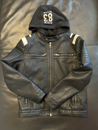 Coole Lederjacke, Gr.158, ideal für den Übergang! Top!
