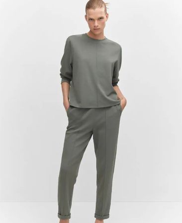 🤩MANGO NEUE KOLLEKTION JOGGER-HOSE GRAU 25.- ANSTATT 46.-