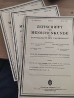 Zeitschrift für Menschenkunde und Zentralblatt für Grapholog