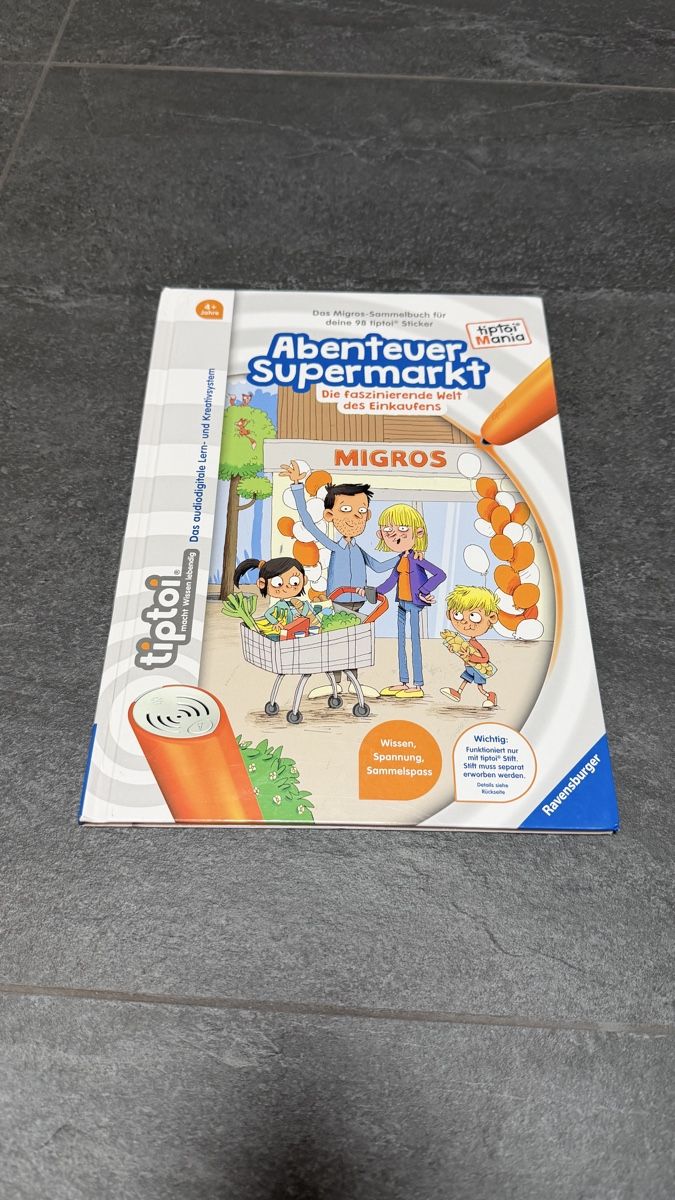 Libri: Tip Toi Mania Abenteuer Supermarkt Migros – Usato da Liestal venduto da dani_sale
