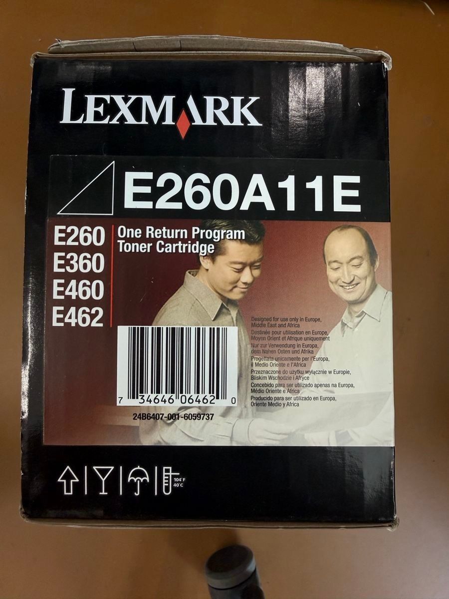 Lexmark Cartouches & Toner: LEXMARK E260, E360, E460, E462 black Toner, E260A11E – Neuf avec emballage d'origine à Glattbrugg par copytron 2