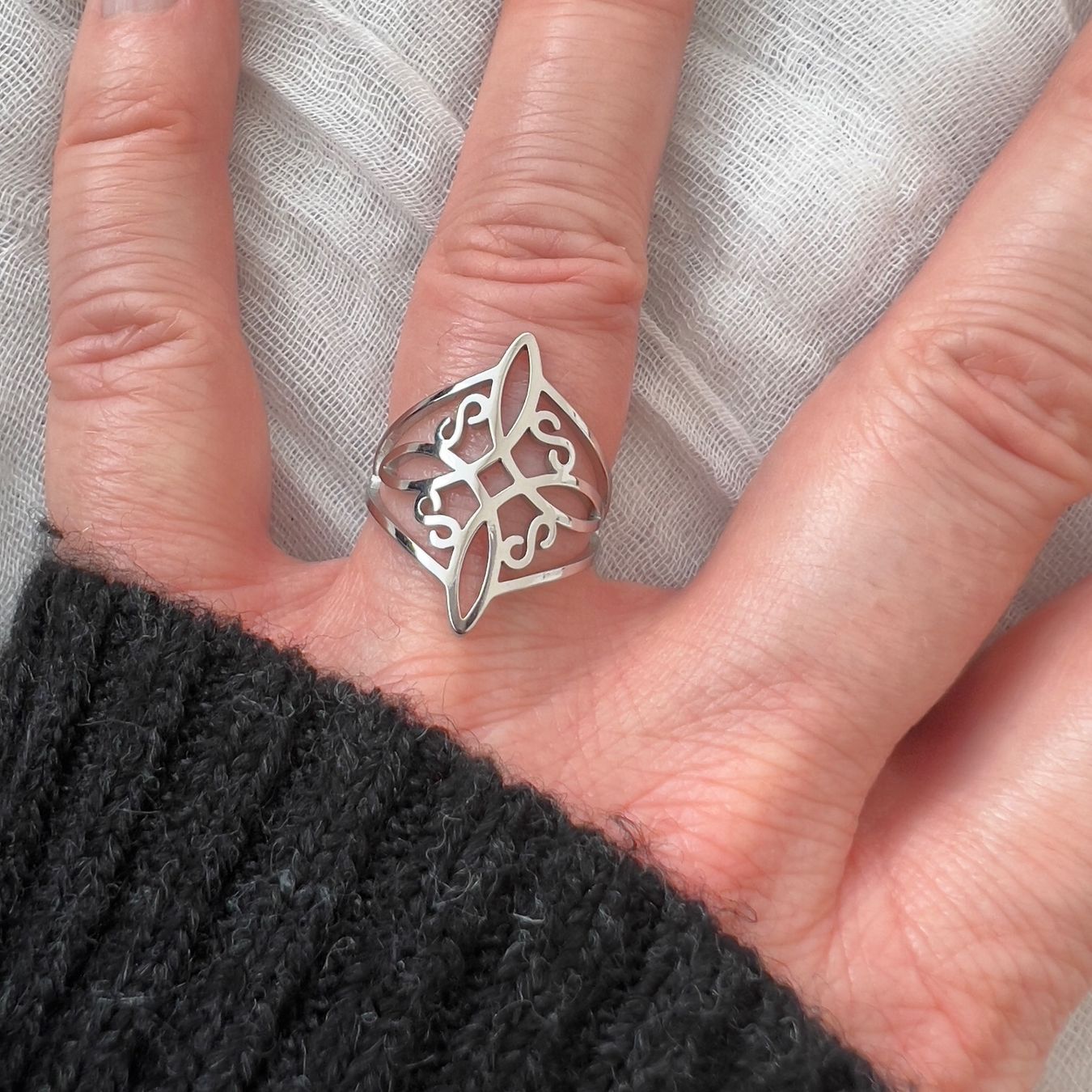 Ringe: Bague Noeud de sorcière – Neu (gemäss Beschreibung) aus Pully von sunaddict 3