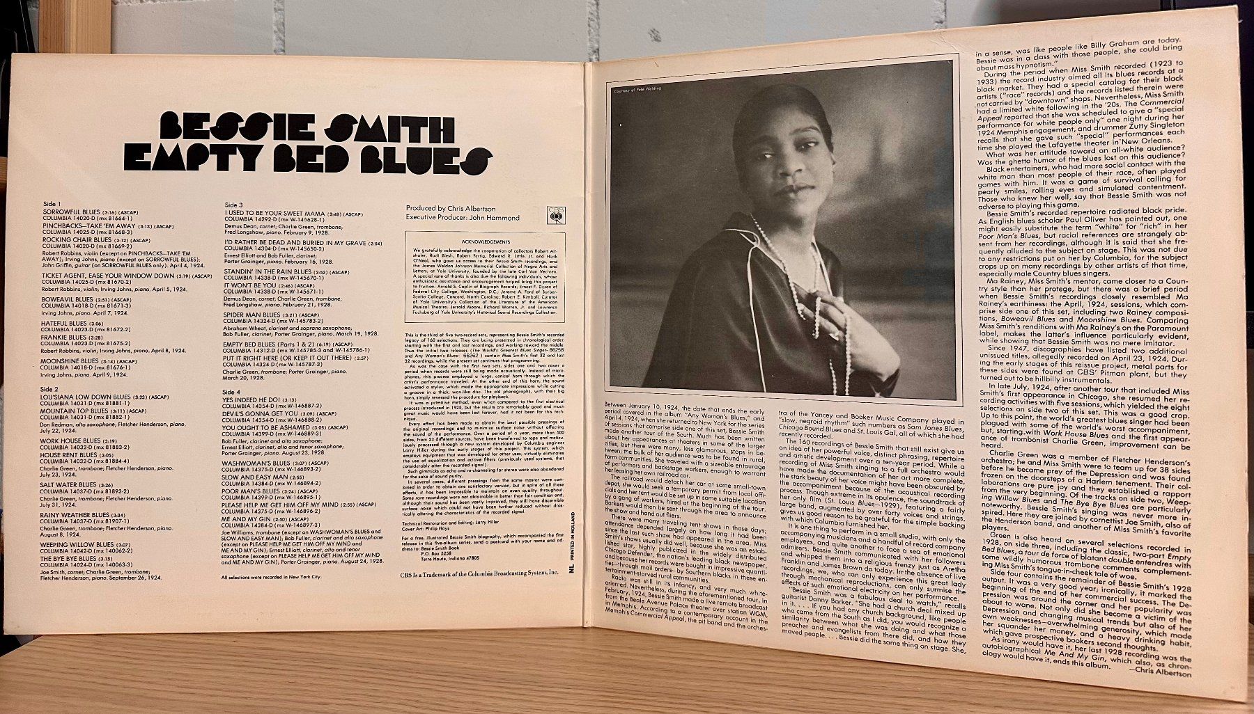 Dischi in vinile: Bessie Smith - Empty Bed Blues // LPs: VG+, Sleeve: VG+ – Usato da Zürich venduto da saltbee 2
