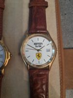Ferrari Fan Club Armbanduhr Swiss Made Lederarmband