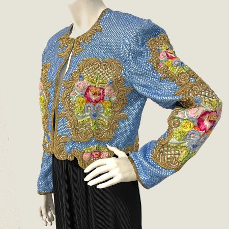 Jacke Paillettenjacke ELLA SINGH Designer VINTAGE 1980s