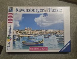 Ravensburger Puzzle 1000 Teile Mittelmeerhafen 