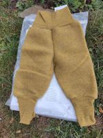 Engel Neu-Baby Hose Wolle 50/56 safran melange