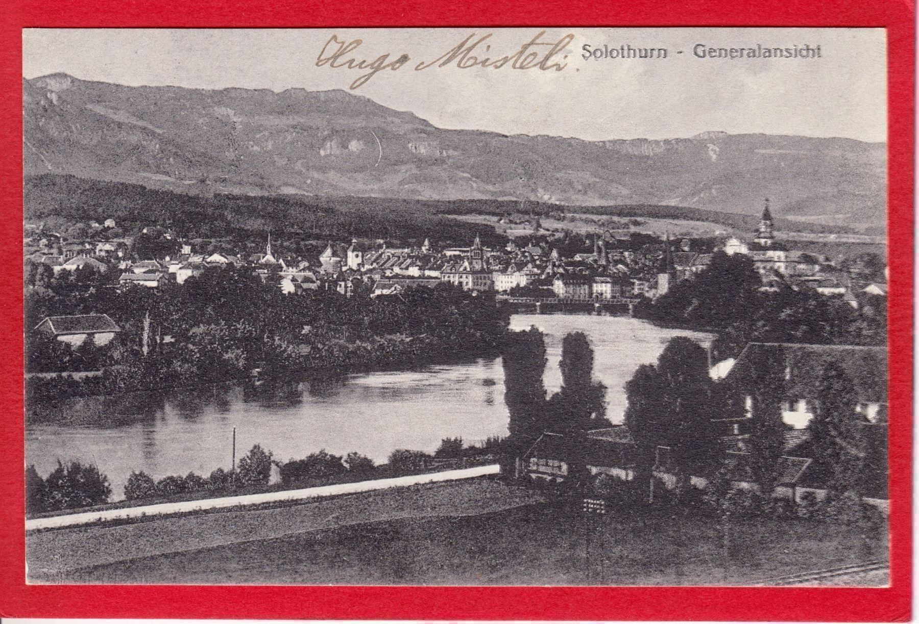 Cartoline postali: SOLOTHURN GESAMTANSICHT – Usato da Grüningen venduto da Kartenlaube