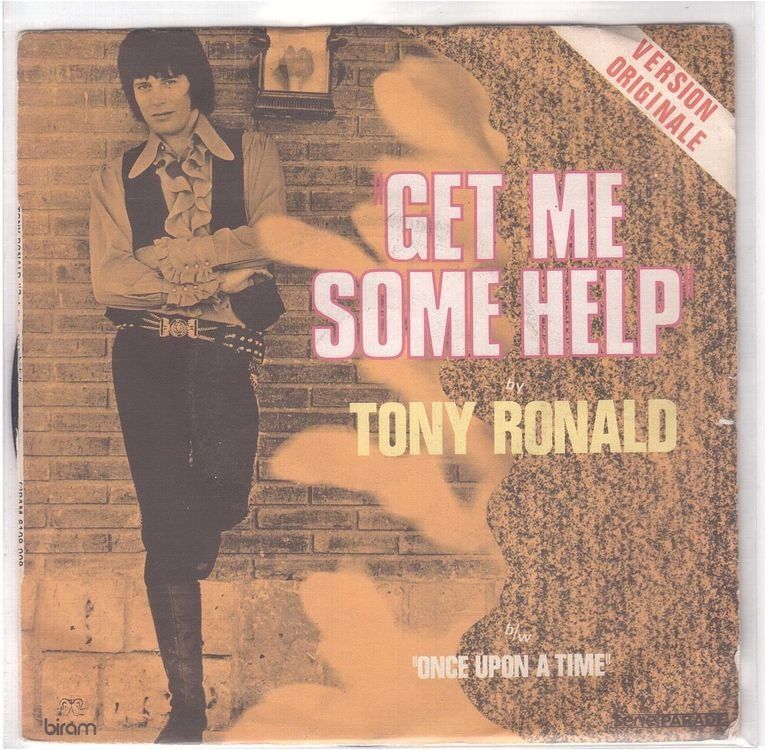 Dischi in vinile: Single7 Tony Ronald  --  Get me some help – Usato da Oberwil (Dägerlen) venduto da asteng