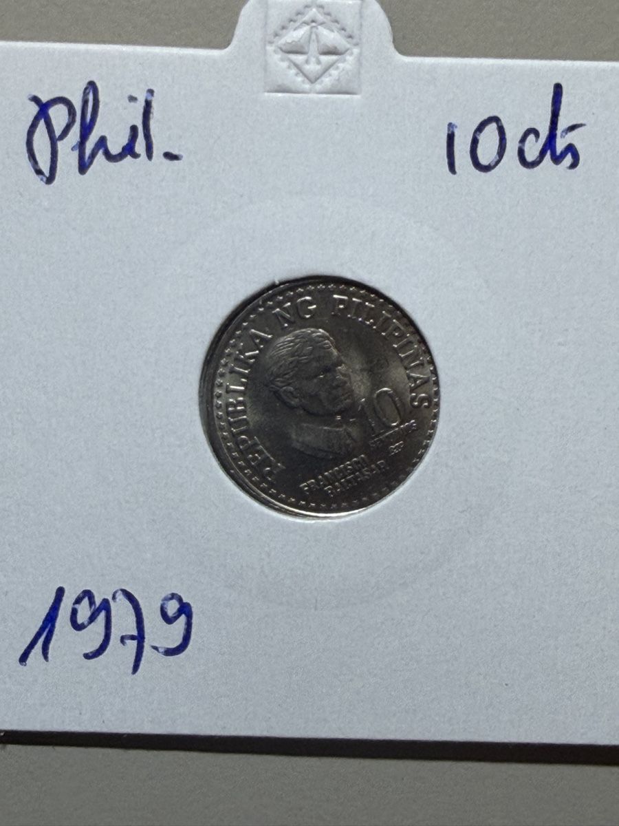 Alle Münzen: Philippines - 10 cents - 1979 – Gebraucht aus Payerne von Mike1682