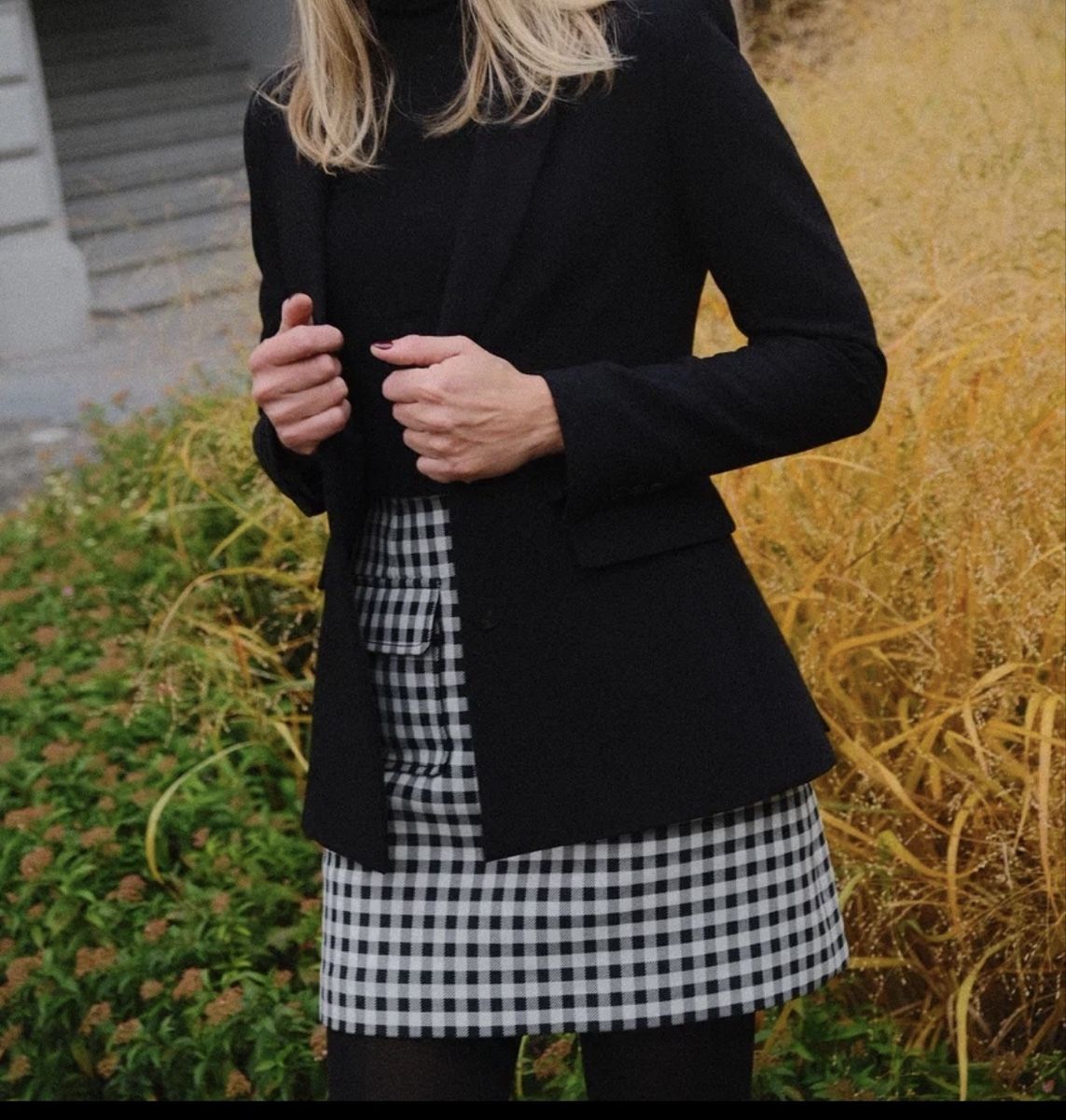 Claudie Pierlot Jupes: Rock Grösse 36 Karomuster Schwarz Weiss – D'occasion à Zürich par ann_26jc 4
