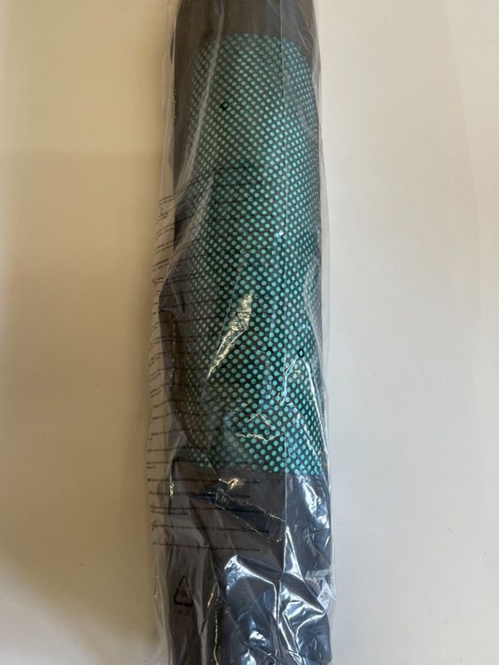 Schildkröt Tapis De Yoga 4 Mm Bicolore Antidérapant Avec Sac De Transport - Bleu Marine / Vert Menthe, 183 X 61 Cm, Idéal Yoga & Fitness