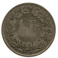 Schweiz 1 Franken 1876