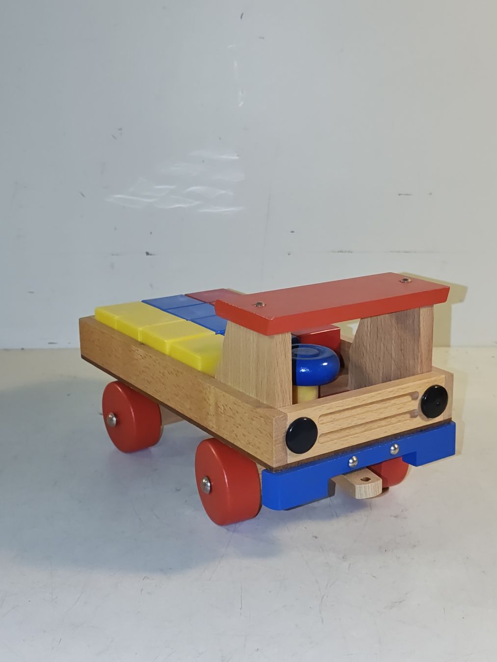Jouet Ancien En Bois - Jeep Wisa Gloria - Véhicule Miniature (Occasion, Tôle, Avions ?)