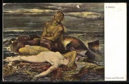 Arnold Böcklin: Triton und Nereide, Ner