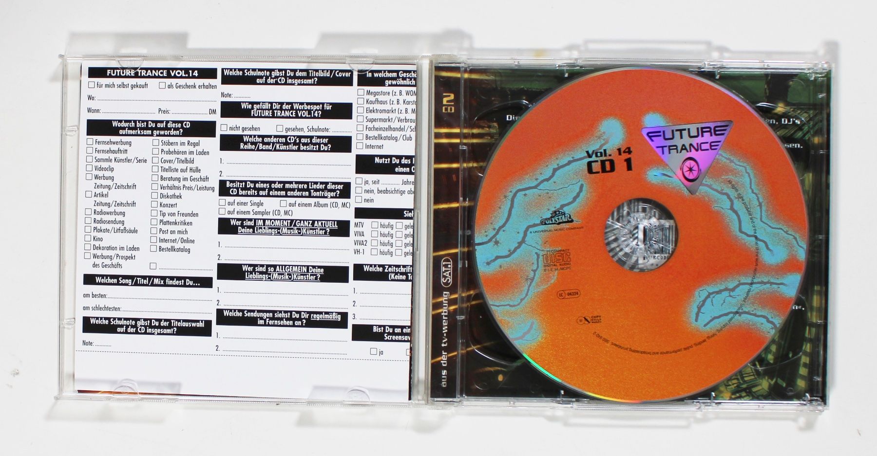 CDs: 2CD - FUTURE TRANCE - 40 TOP TRANCE HITS 2000 Vol. 14 – Gebraucht aus Brüttisellen von Collector-Corner 1