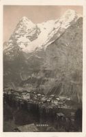 Mürren (BE) mit Eiger Mönch und Jungfrau