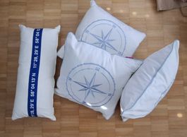 Zierkissen, maritim, neu