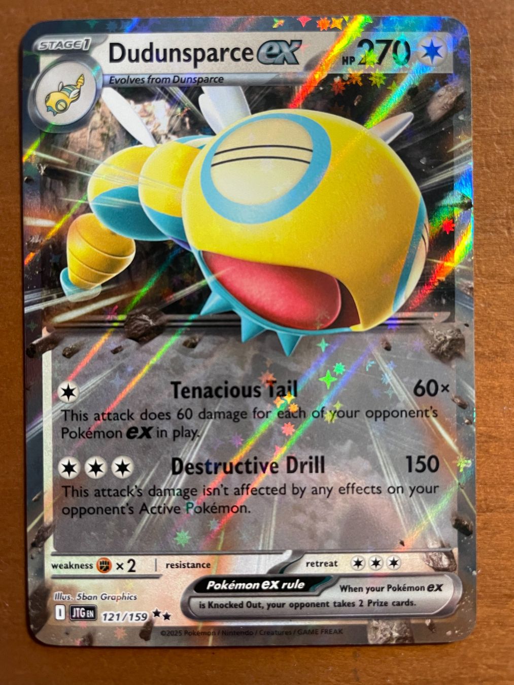 Pokémon Carte collezionabili: Pokemon Dudunsparce eX (Versand gratis) – Nuovo (secondo la descrizione) da Chur venduto da Angerson