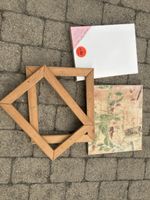 Bespannte und unbespannte Keilrahmen 