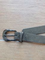 NEU Gürtel grau/grün, Länge 85