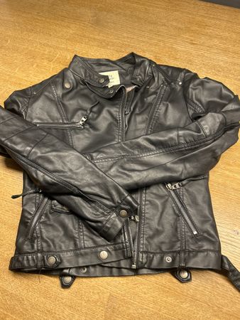 Biker Jacke schwarz