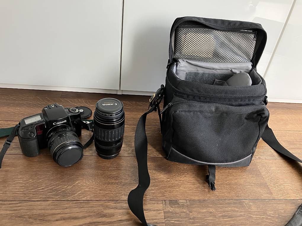 Canon Fotocamera: Canon Kamera mit zwei Teleobjektiven – Usato da Dietlikon venduto da Maese_reuti 4