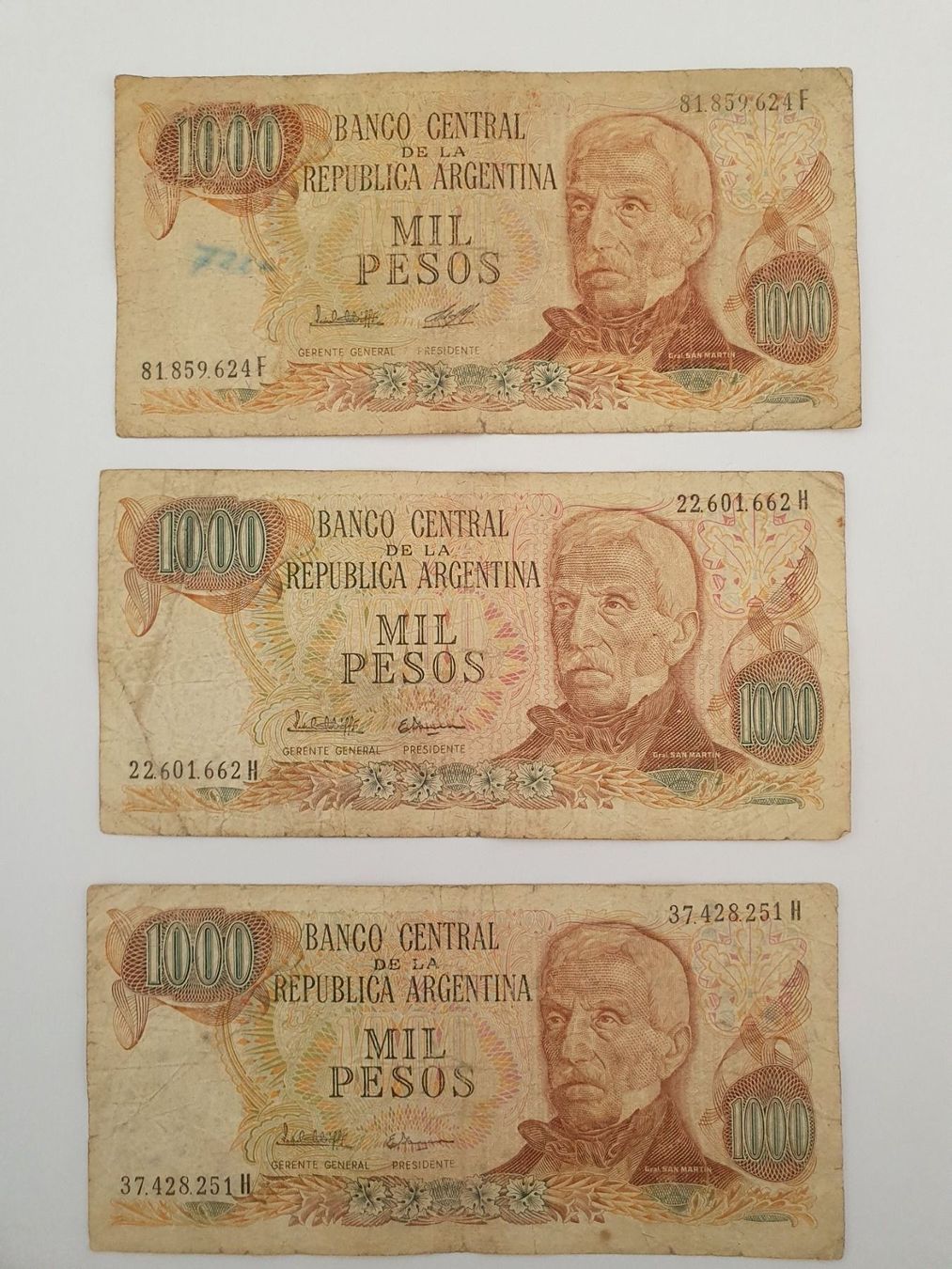 Banconote: Banknoten aus Argentinien – Usato da Pravidondaz venduto da LVtik 5