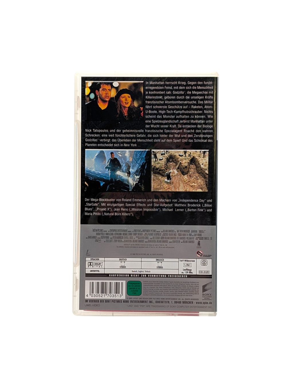 Sony Spiele: UMD Video Godzilla (PSP) – Gebraucht aus Domat/Ems von IsseldorsShop 1