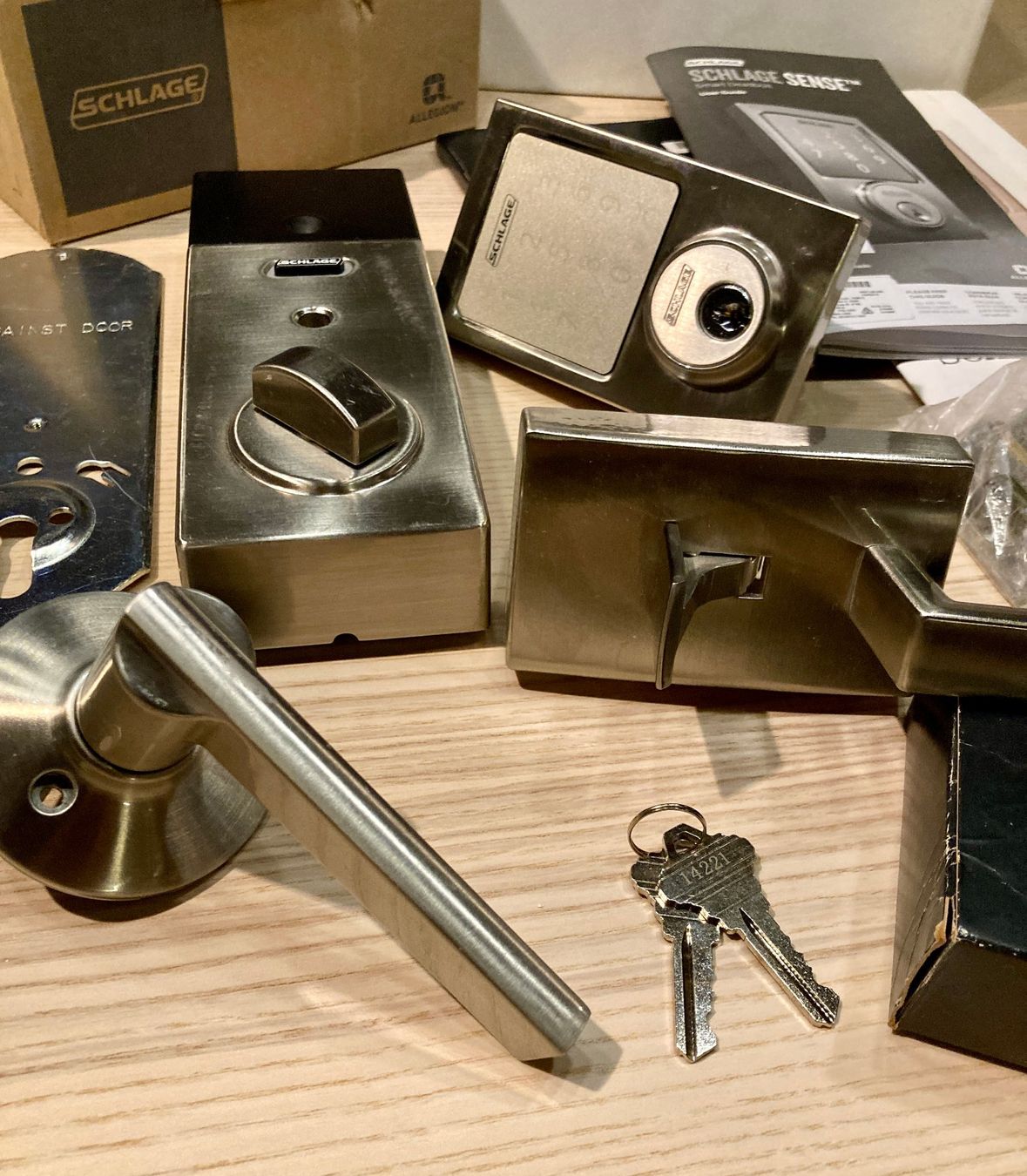 Schlösser: SCHLAGE Sense Smart Lock Schloss Deadbold Homekit – Neu (gemäss Beschreibung) aus Saas-Grund von GarageSaleToday 2