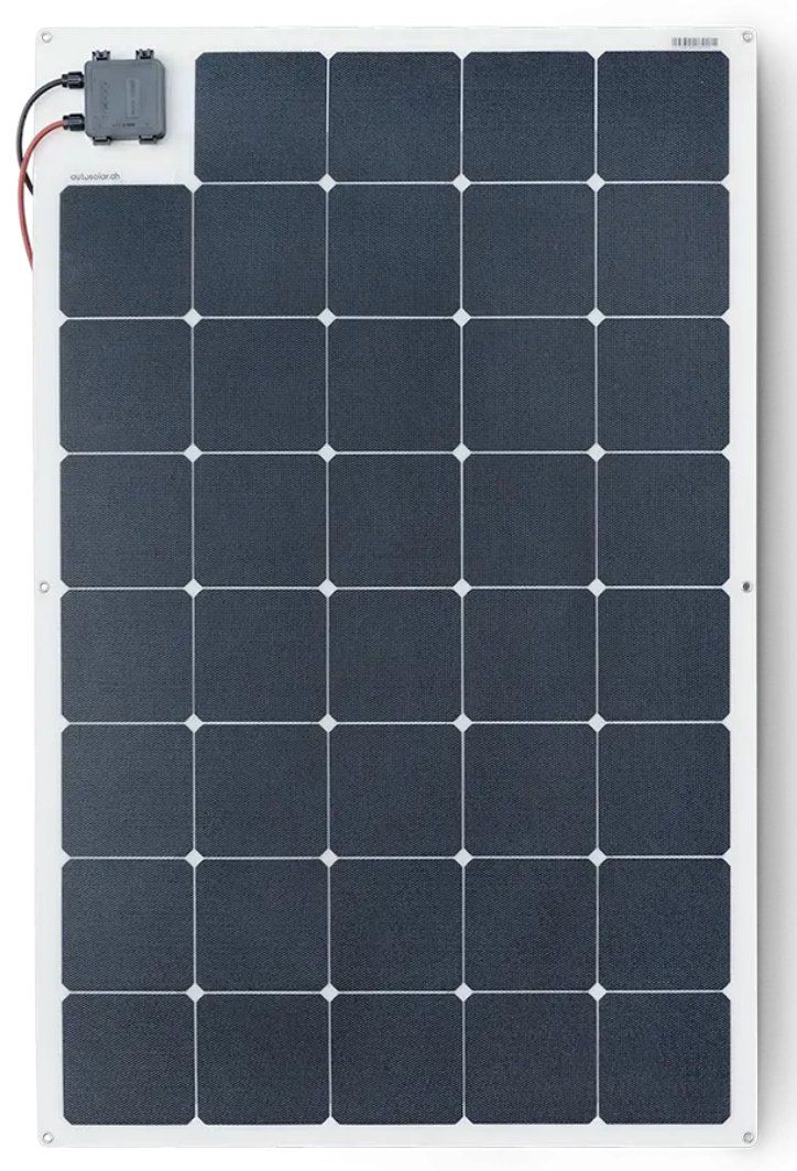 Dispositivi a energia solare: Solarpanel 145W Semiflexibel – Nuovo e nell'imballaggio originale da Oetwil am See venduto da AutoSolar