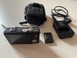 Panasonic Lumix DMC-TZ20 mit Zubehör, top Zustand