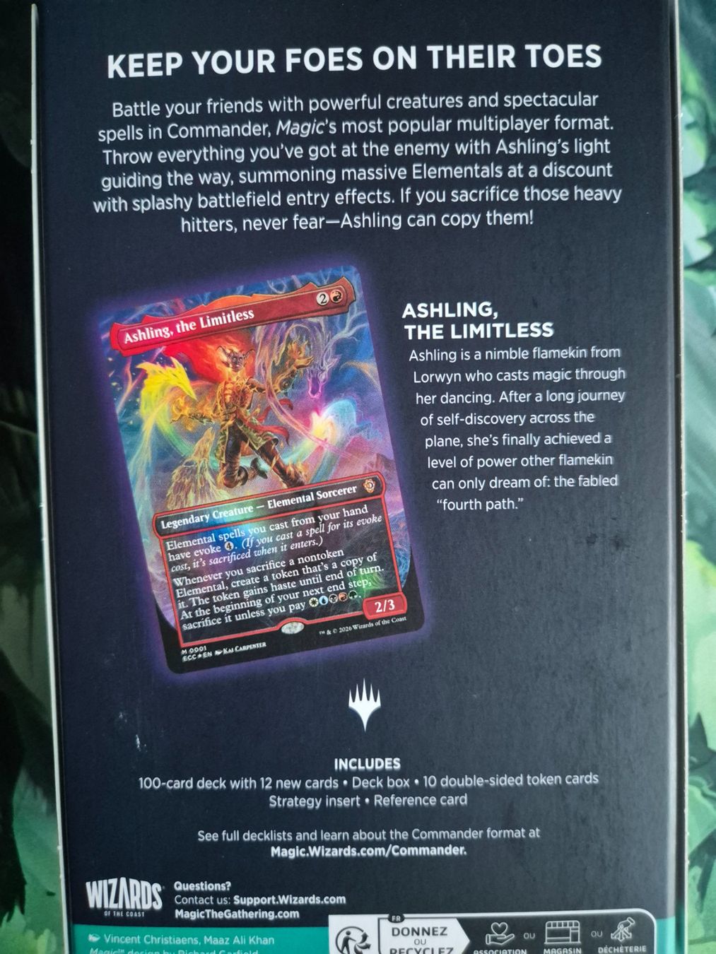 Magic The Gathering Carte collezionabili: Mtg Commander Deck Lorwyn Dance of the Elements – Nuovo e nell'imballaggio originale da Basel venduto da BigFishBig 1