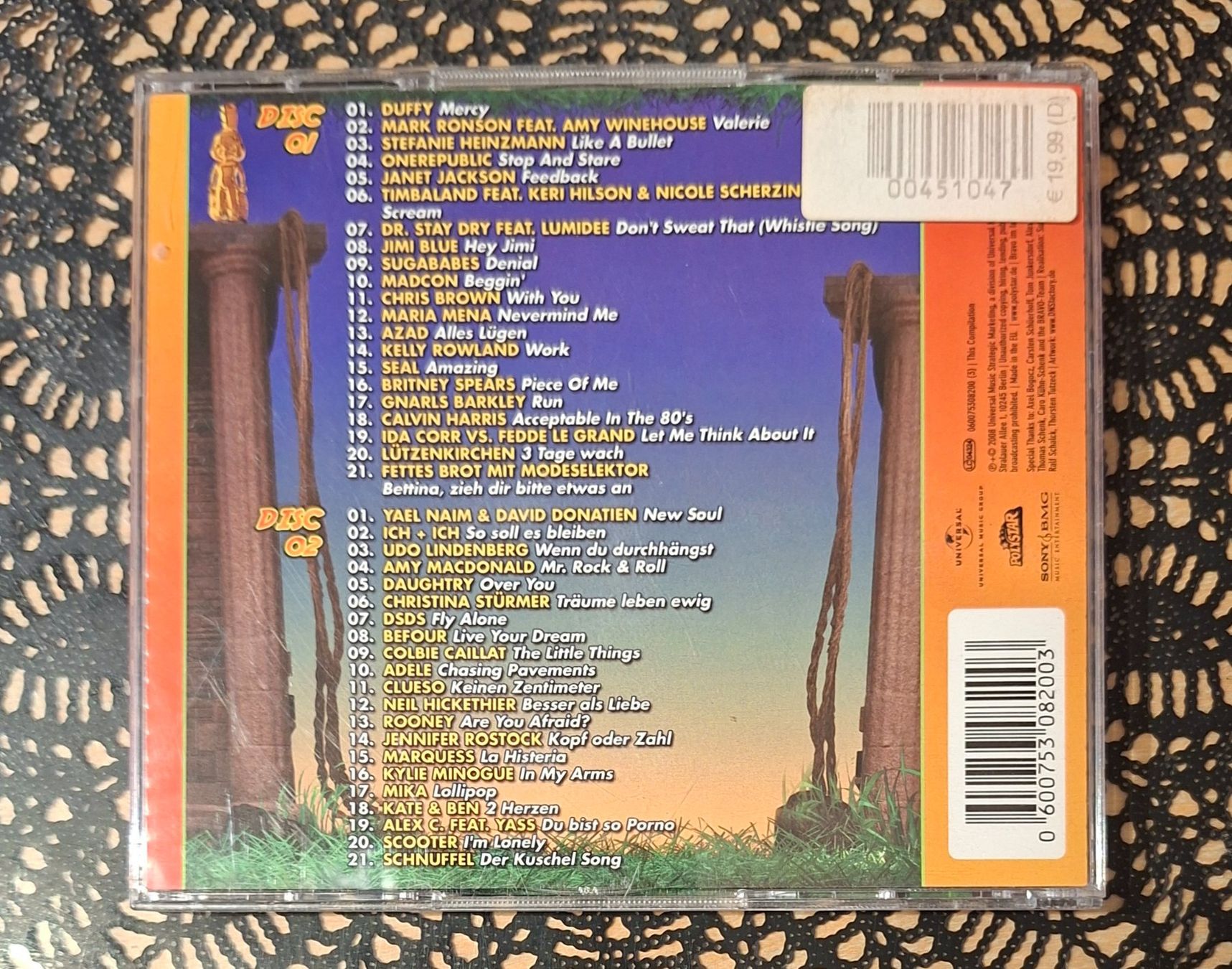 CD: Bravo Hits 61, Doppel CD, 2008, Hit Compilation, Sampler – Usato da Amriswil venduto da Celini3 1