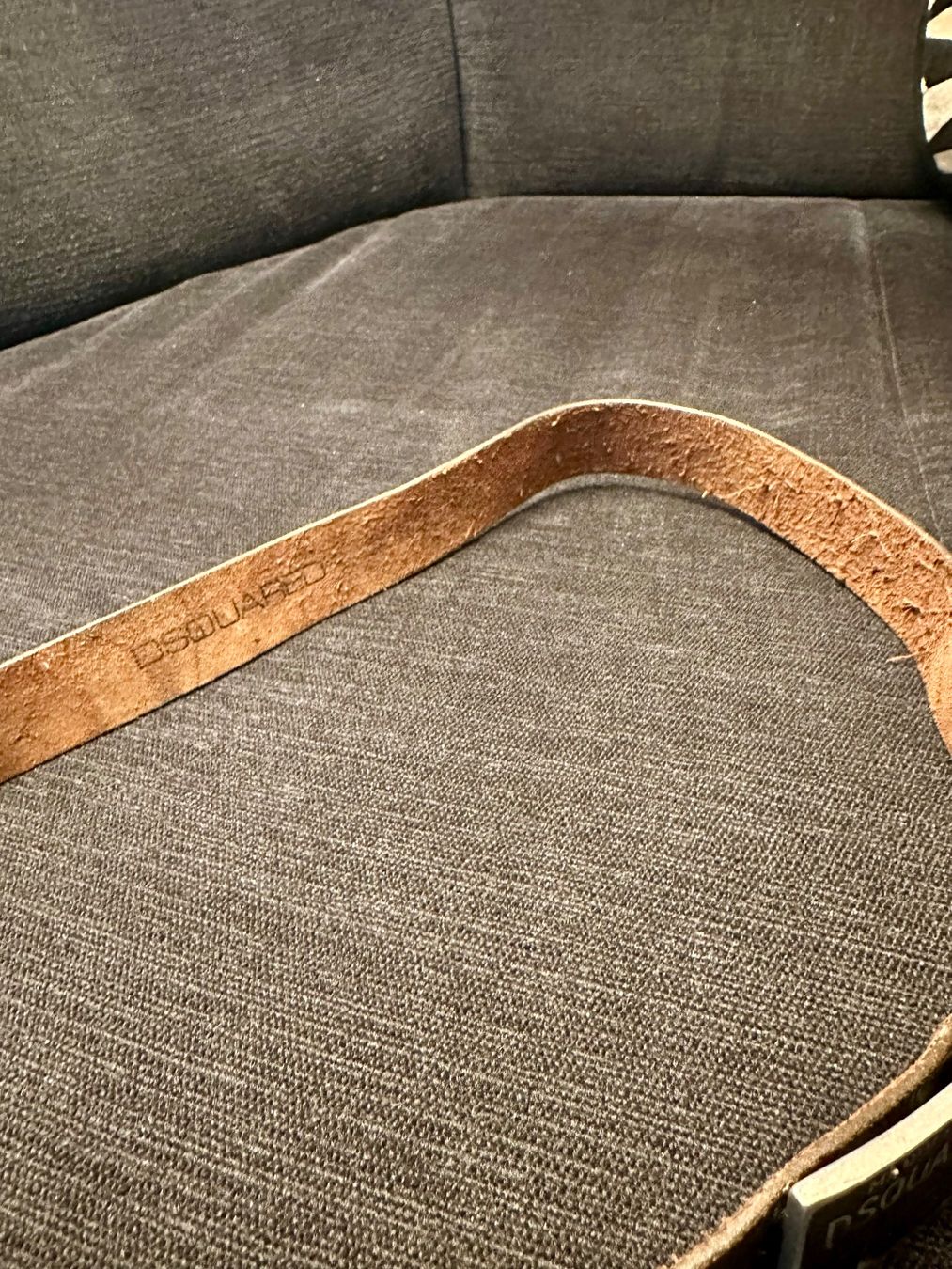 Dsquared2 Cinture: Dsquared very dark braun belt, size M, 110sm – Usato da Winterthur venduto da ivan12891 1