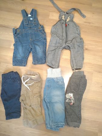 Hosenpaket 6-teiliges Set gefütterte Hosen Grösse 68
