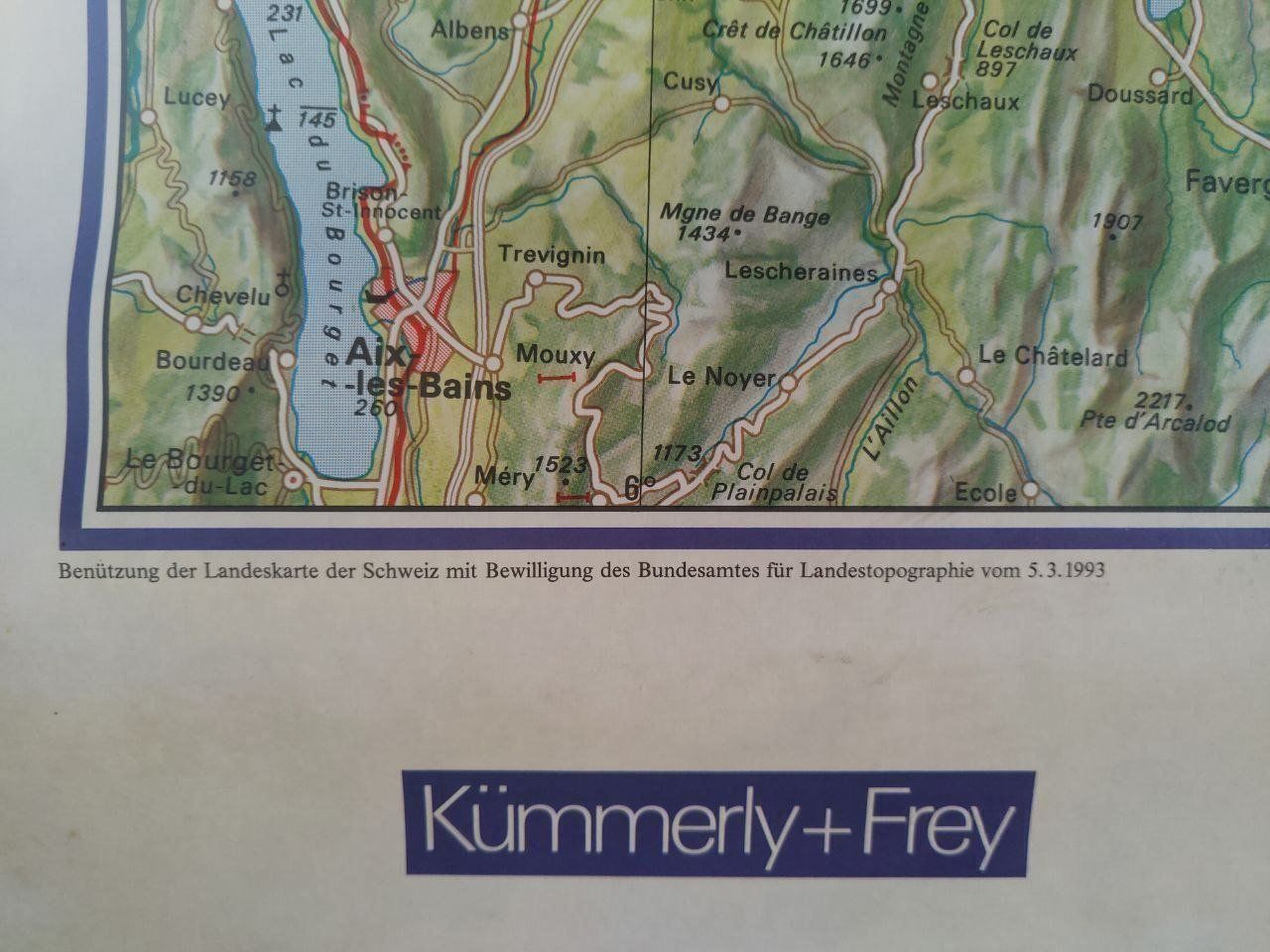 Cartoline: Leinwand, XL Rollkarten / Schulkarten – Usato da Bern venduto da TimonBimon 3