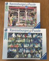 Ravensburger Puzzle 1500 und 2000 Teile neuwertig
